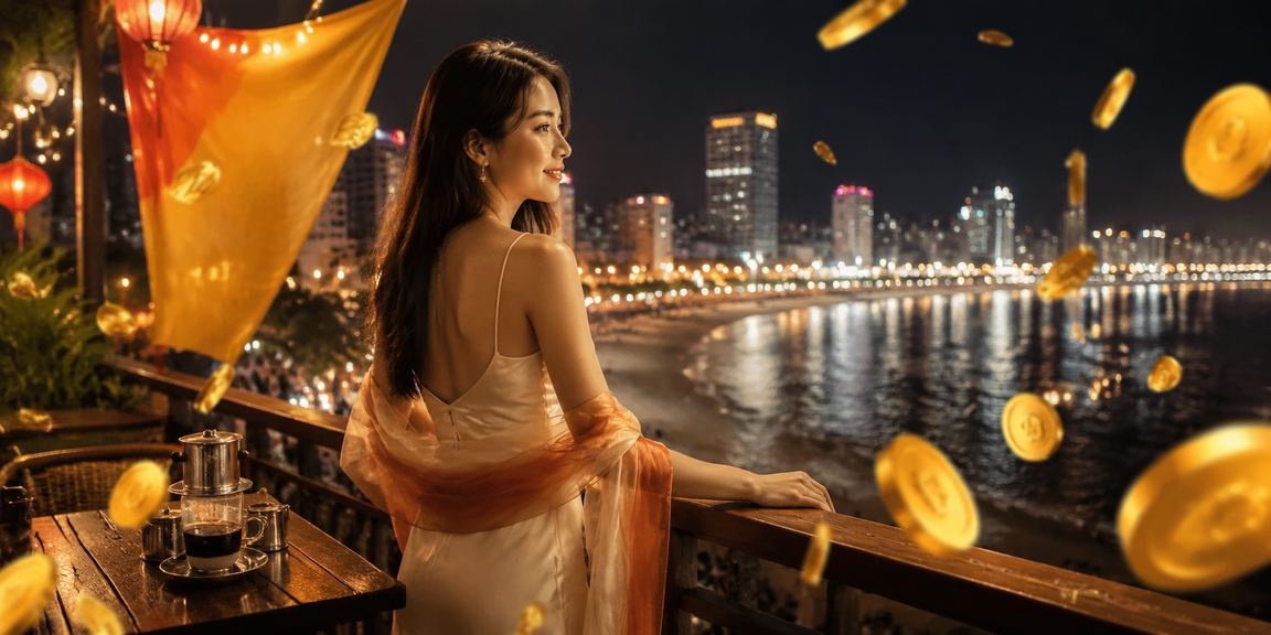 Không gian Quy Nhơn với cà phê minh họa việc đọc điều kiện giải thưởng